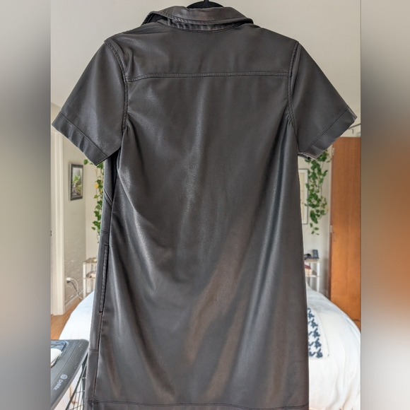 Max Studio Faux Leather Dress Size Small - Picture 8 of 8